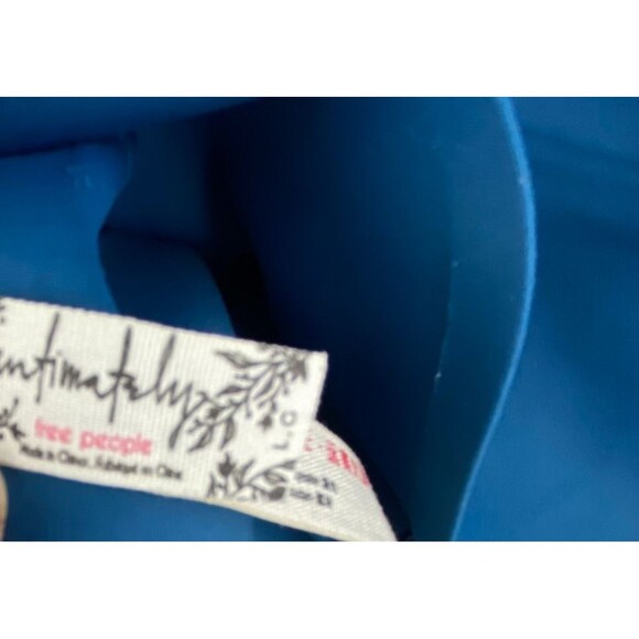 Free People Intimately Womens Size L Exotic Aqua Sage Longline Bralette Stretch - Picture 9 of 9